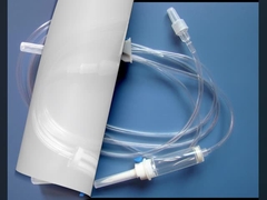 Flexible Disposable Infusion Set Kink Resistant Drip Set Cannula With Tube Clamp