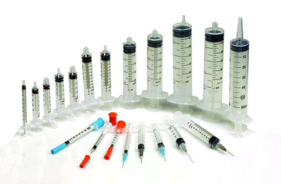 siringa medica dell'iniezione degli aghi eliminabili ipodermici 0.1-2ml per uso dell'ospedale