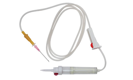 150cm Medical PVC Disposable Blood Transfusion Set With Flow Rate Control