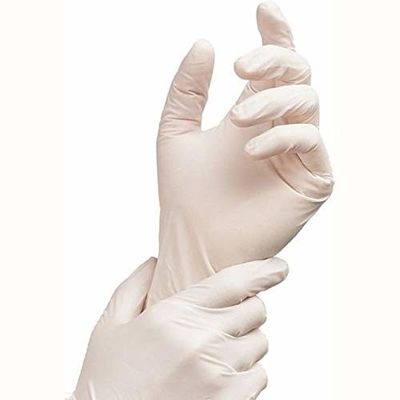 6.5-8.5 Medical Disposable Gloves Latex Sterilized Surgical Gloves For Operation Room