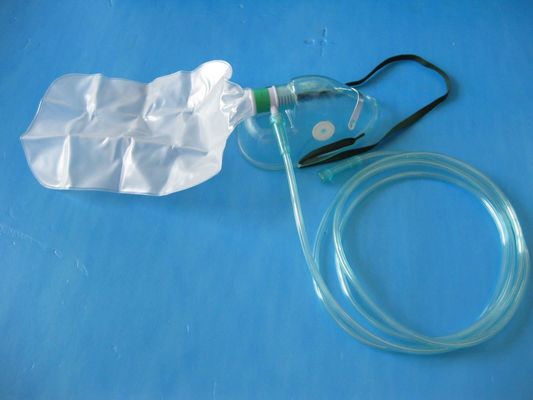 1000ml Medical PVC Non Rebreathing Oxygen Mask With Reservoir Bag For Emergency