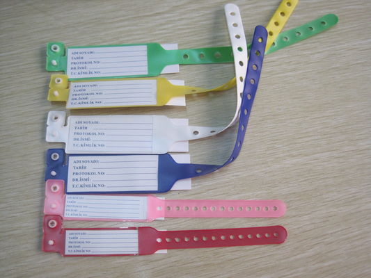 OEM ODM วัสดุที่ใช้แล้วทิ้งทางการแพทย์ Kid Id สร้อยข้อมือ ID Band วง ID ผู้ป่วย