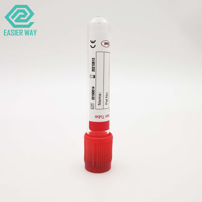 赤い帽子の安全血塊の活性剤の血のコレクションの管1-10ml