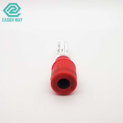 Red Cap Safety Clot Activator Blood Collection Tube 1-10ml