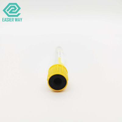 активатор сгустка крови геля поставок собрания крови 13x75mm с желтой крышкой для теста сыворотки
