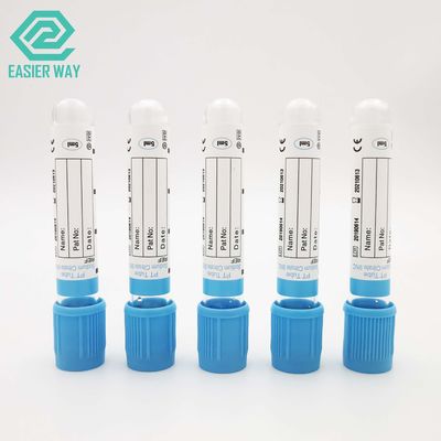 تجهیزات مجموعه خون پلاسما سرم لوله PT INR با دور انداختن پس از استفاده تضمین ایمنی