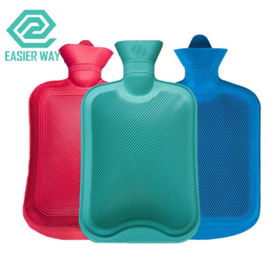 500ml 750ml 1000ml Nature Rubber PVC Hot Water Bottle For Home Care Pain Relieve