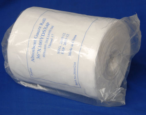 High Absorbency OEM ODM Sterile Dressing Jumbo Gauze Roll Softness For Hospital